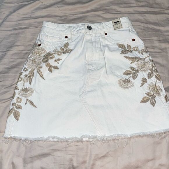 NWT Abercrombie & Fitch Zoe Vintage A-line Skirt - Picture 3 of 6
